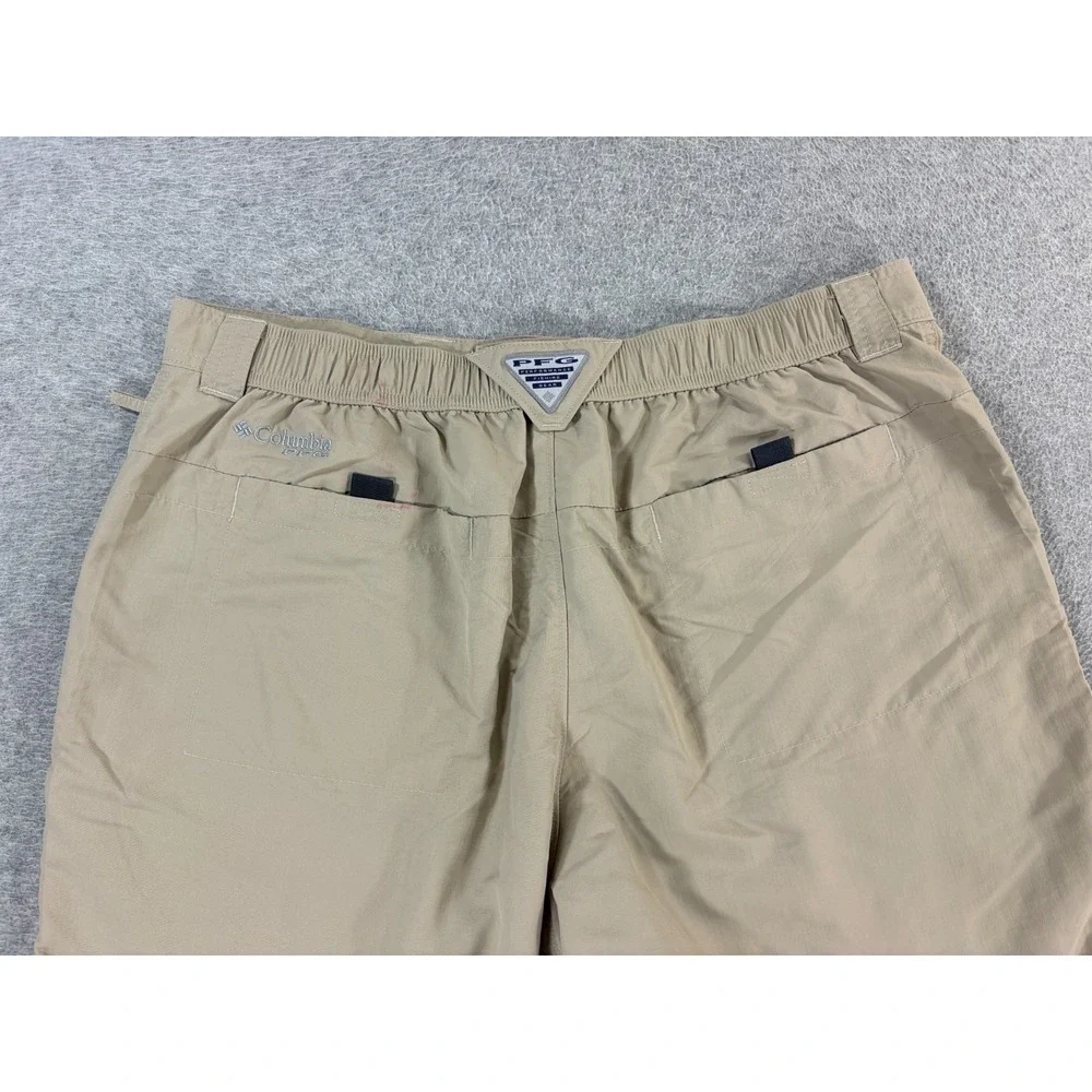 NWT Columbia Cargo Hiking Travel Shorts (Men's 36) Tan - 10
